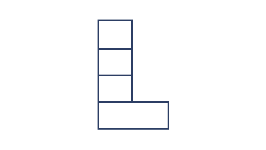 L-shape conservatory