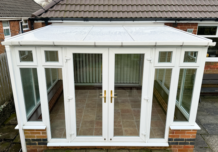Ultralite - conservatory roof replaced - front