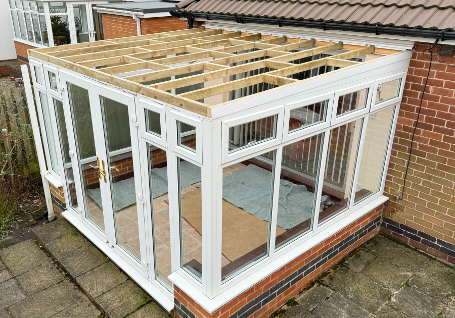 Ultralight process -timber frame installation