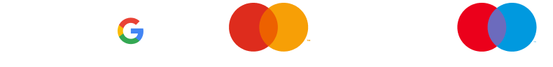we accept Apple Pay, Google Play, Maestro, Visa, Mastercard