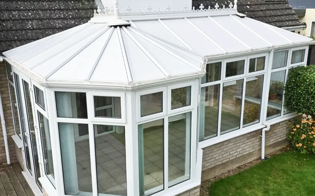 Conservatory roof insulated by Efficway with ThermoPanels and Internal insulated Ceiling