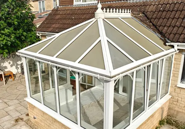 Bristol Conservatory Roof Insulation - before ThermoPanels insulation