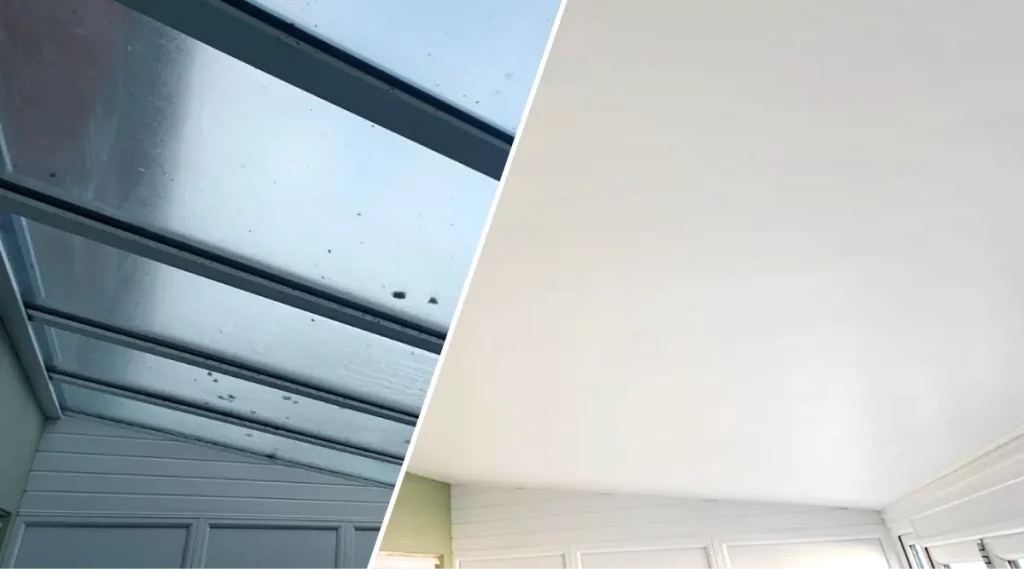 Insulate a conservatory roof