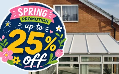 Efficway Blog 1 End of Spring Offer: Save Up to 25% on Conservatory Insulation Installation